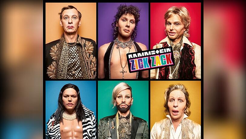 Die Rammstein-Mitglieder sind im Video zu "Zick Zack" kaum wiederzuerkennen. Die Rammstein-Mitglieder sind im Video zu "Zick Zack" kaum wiederzuerkennen.