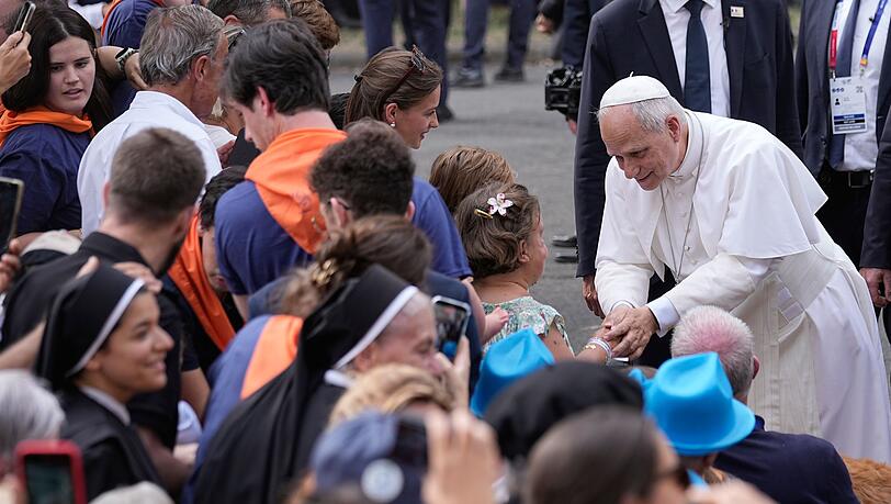 Papst Leo XIV. traf sich auch mit Missbrauchsopfern. Papst Leo XIV. traf sich auch mit Missbrauchsopfern.