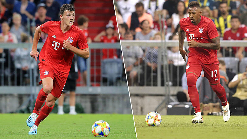 Benjamin Pavard (l.) hat im Stammplatz-Gerangel mit Jérôme Boateng das Nachsehen. Benjamin Pavard (l.) hat im Stammplatz-Gerangel mit Jérôme Boateng das Nachsehen.