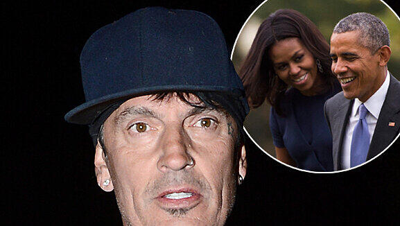Tommy Lee würde gerne mal Barack Obama und seiner Frau Michelle beim Sex zusehen. Tommy Lee würde gerne mal Barack Obama und seiner Frau Michelle beim Sex zusehen.