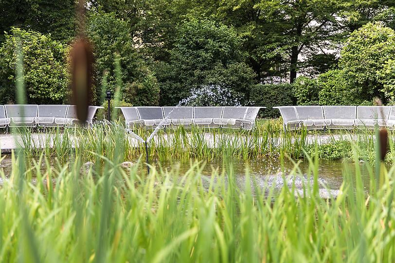 Lieblingsplatz: Hier können sich Kolleg:innen auch draußen treffen. Lieblingsplatz: Hier können sich Kolleg:innen auch draußen treffen.