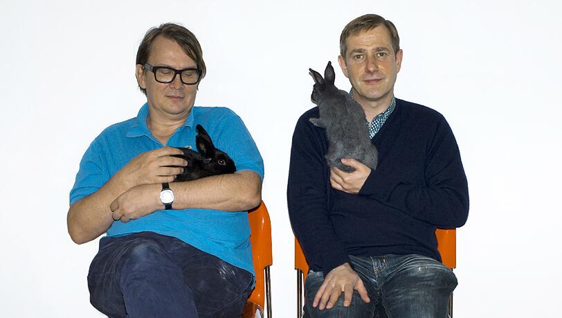 Andreas Dorau (l.) und Sven Regener. Andreas Dorau (l.) und Sven Regener.
