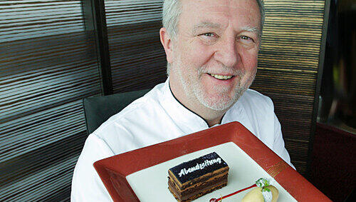 Otto Koch mit AZ-Dessert Otto Koch mit AZ-Dessert