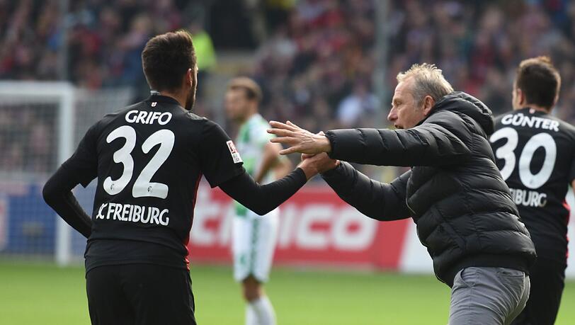 Keine Kompromisse machte der zweifache Torschütze Vincenzo Grifo mit dem SC Freiburg gegen die Spvgg Greuter Fürth. Keine Kompromisse machte der zweifache Torschütze Vincenzo Grifo mit dem SC Freiburg gegen die Spvgg Greuter Fürth.