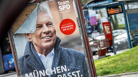 Ein Wahlplakat Dieter Reiters. Ein Wahlplakat Dieter Reiters.