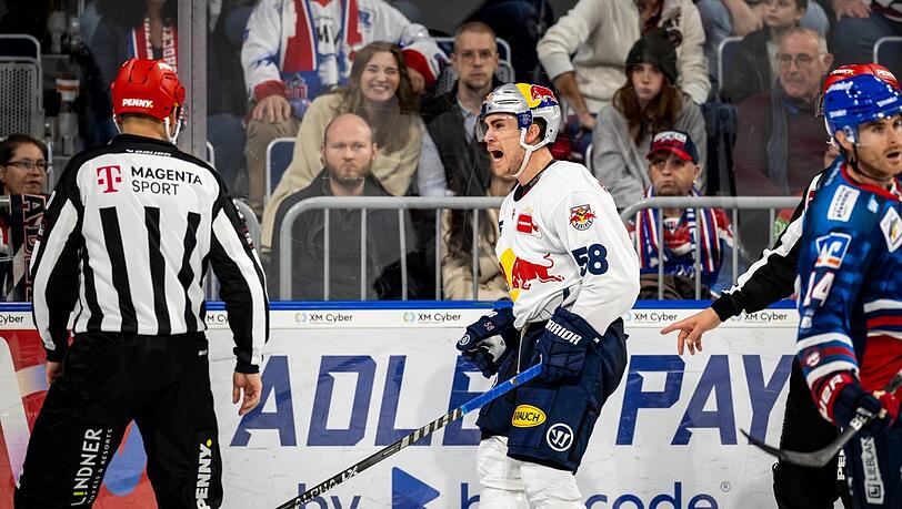 Niederlage im Spitzenspiel: Ryan McKiernan und der EHC. Niederlage im Spitzenspiel: Ryan McKiernan und der EHC.