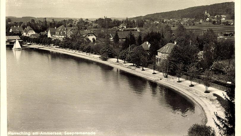 Eine alte Aufnahme von Herrsching am Ammersee. Eine alte Aufnahme von Herrsching am Ammersee.