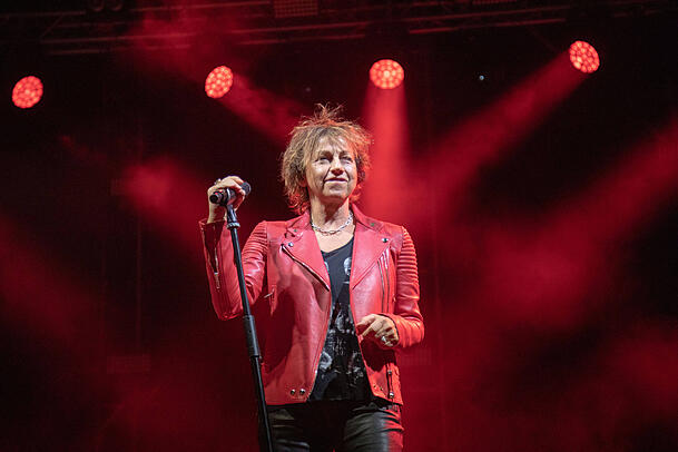 Gianna Nannini 2022 in Codigoro, Italien. Gianna Nannini 2022 in Codigoro, Italien.
