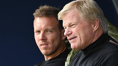 Julian Nagelsmann und Oliver Kahn. Julian Nagelsmann und Oliver Kahn.