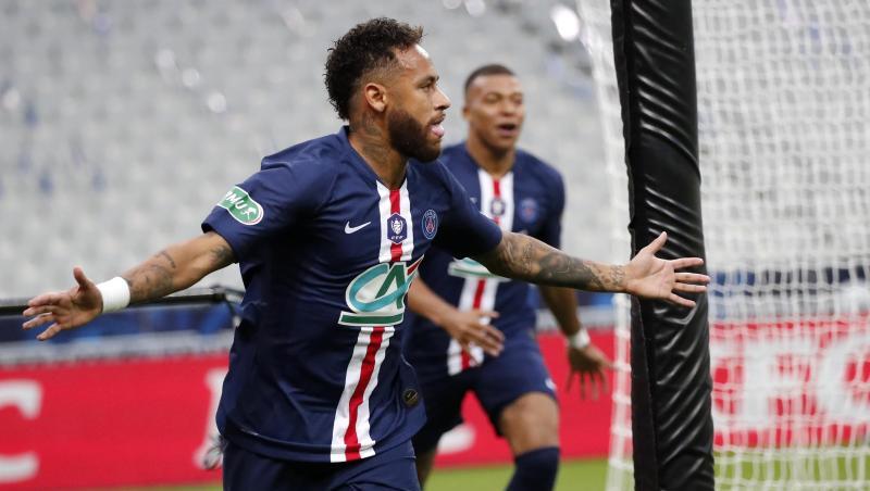 Neymar schoss für PSG das Tor zum 1:0. Neymar schoss für PSG das Tor zum 1:0.