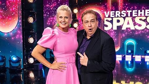 "Verstehen Sie Spaß?": Barbara Schöneberger und Oliver Kalkofe. "Verstehen Sie Spaß?": Barbara Schöneberger und Oliver Kalkofe.