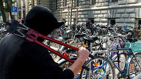 Ein Radldieb wurde anhand seinen Handabdrucks gestellt.