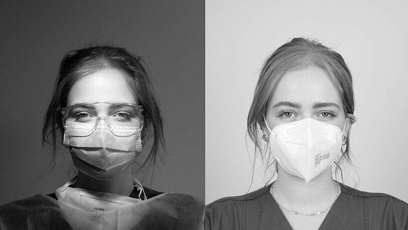 Theresa Pitz (24), Gesundheits- und Krankenpflegerin, Notfallzentrum. Theresa Pitz (24), Gesundheits- und Krankenpflegerin, Notfallzentrum.