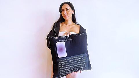 Samira Yavuz nimmt ein explosives Kissen mit in den Dschungel. Samira Yavuz nimmt ein explosives Kissen mit in den Dschungel.