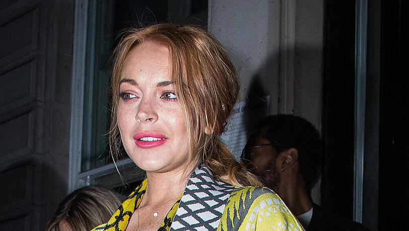 Lindsay Lohan im Juni 2015 auf einer Veranstaltung in London Lindsay Lohan im Juni 2015 auf einer Veranstaltung in London