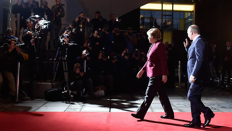 Das Hauptziel von Russlands Präsident Putin: Kanzlerin Angela Merkel (hier beide im Oktober vor dem Bundeskanzleramt). Das Hauptziel von Russlands Präsident Putin: Kanzlerin Angela Merkel (hier beide im Oktober vor dem Bundeskanzleramt).