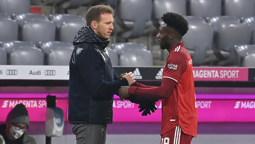 Julian Nagelsmann wird vorerst ohne Alphonso Davies planen müssen.