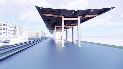 So soll der Regio-Bahnhof Poccistraße Anfang der 2030er gegenüber der Fleischerstraße aussehen.
Er soll laut CSU-Verkehrsminister Christian Bernreiter die Münchner Verkehrsknoten entlasten. So soll der Regio-Bahnhof Poccistraße Anfang der 2030er gegenüber der Fleischerstraße aussehen.
Er soll laut CSU-Verkehrsminister Christian Bernreiter die Münchner Verkehrsknoten entlasten.