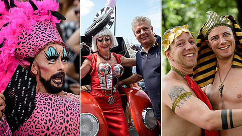 Über 130 Gruppen und mehrere Tausend Menschen nahmen heuer an der CSD-Parade durch die Münchner Innenstadt teil - wir haben die Bilder. Über 130 Gruppen und mehrere Tausend Menschen nahmen heuer an der CSD-Parade durch die Münchner Innenstadt teil - wir haben die Bilder.