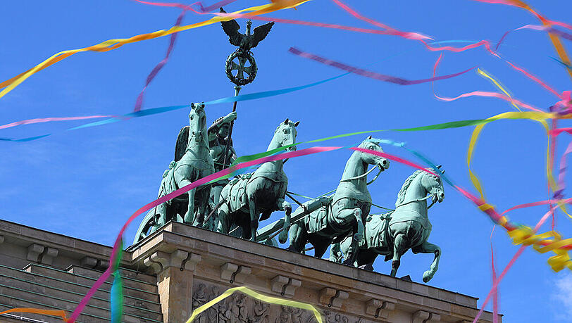 Am Brandenburger Tor wird dieses Jahr gefeiert Am Brandenburger Tor wird dieses Jahr gefeiert