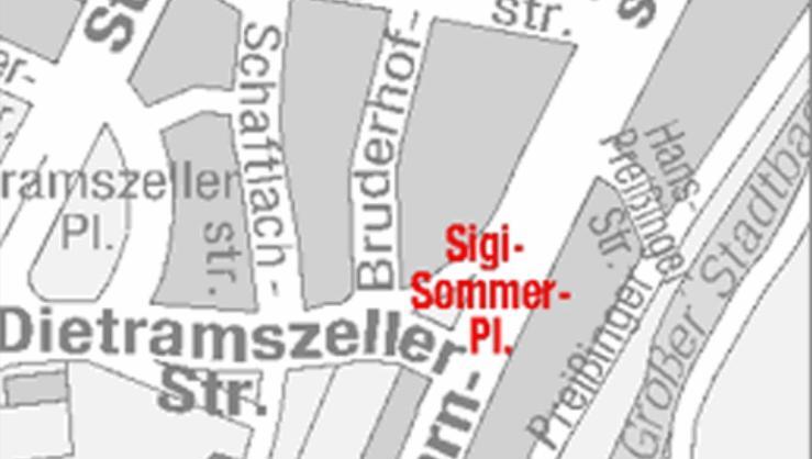 Der Sigi Sommer Platz liegt in Sendling. Der Sigi Sommer Platz liegt in Sendling.