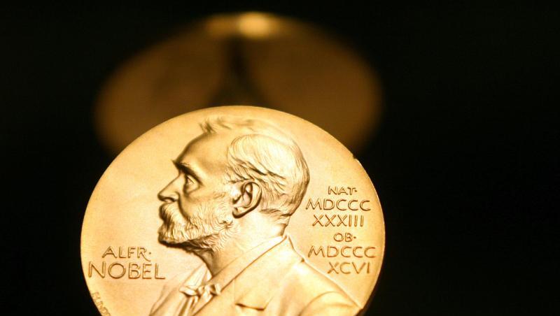 Eine Medaille mit dem Konterfei von Alfred Nobel. Eine Medaille mit dem Konterfei von Alfred Nobel.