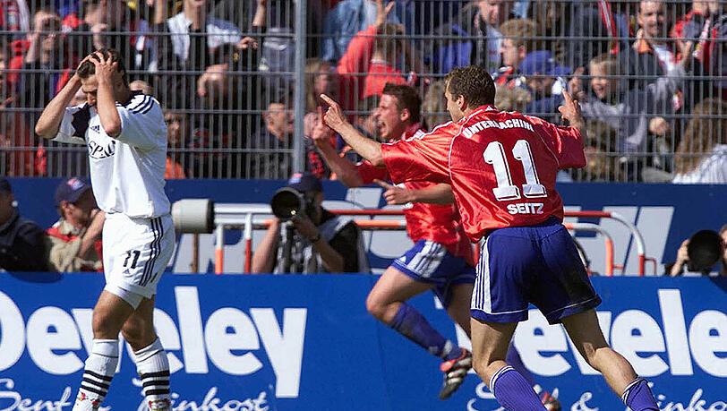 Der 20. Mai 2000 – da schrieben die Hachinger um Markus Oberleitner (hinten) Geschichte. Sie besiegten Leverkusen, machten Bayern zum Meister. Der 20. Mai 2000 – da schrieben die Hachinger um Markus Oberleitner (hinten) Geschichte. Sie besiegten Leverkusen, machten Bayern zum Meister.