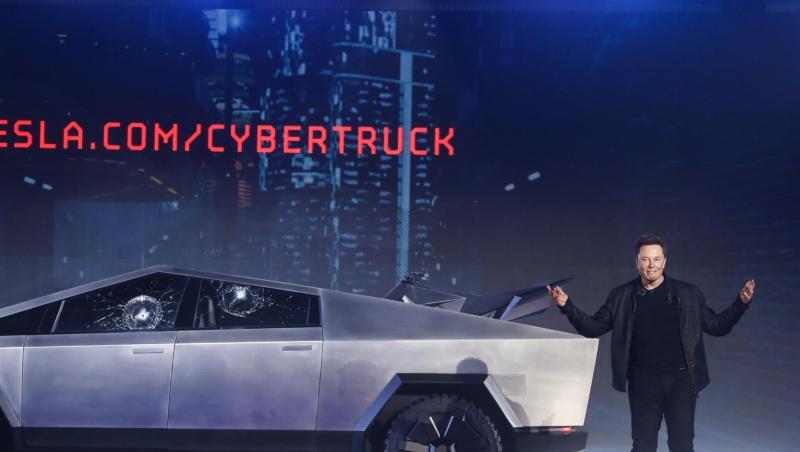 Elon Musk präsentiert Teslas "Cybertruck" mit einer großen Show im kalifornischen Hawthorne. Elon Musk präsentiert Teslas "Cybertruck" mit einer großen Show im kalifornischen Hawthorne.