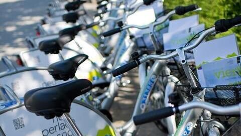 Die Flotte von nextbike in Neuperlach-Süd. Die Flotte von nextbike in Neuperlach-Süd.