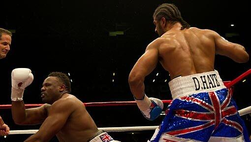 Haye knockt Chisora aus. Haye knockt Chisora aus.