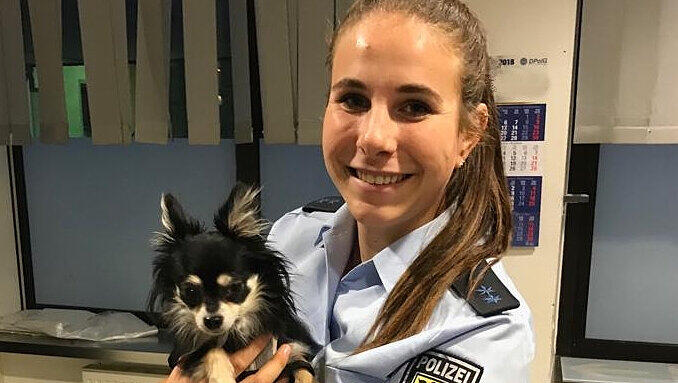 Alles gut: Polizeimeisterin Milena R. von der Münchner Bundespolizei mit Tyson. Alles gut: Polizeimeisterin Milena R. von der Münchner Bundespolizei mit Tyson.