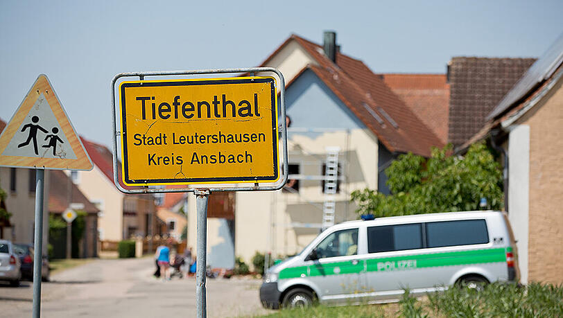 Tiefenthal im Landkreis Ansbach. Hier hat der Amokläufer sein erstes Opfer erschossen.