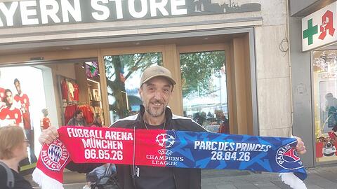Jérome Texier: extra mit dem Auto aus Paris angereist. Jérome Texier: extra mit dem Auto aus Paris angereist.