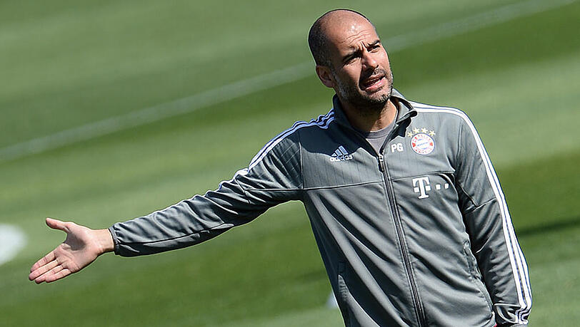Tiefenentspannt in die letzten fünf Monate FC Bayern? Trainer Pep Guardiola. Tiefenentspannt in die letzten fünf Monate FC Bayern? Trainer Pep Guardiola.