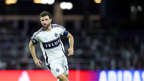 Volltreffer für seine neue sportliche Heimat Vancouver Whitecaps: Thomas Müller sorgt beim Spiel in Florida für Jubelszenen. Volltreffer für seine neue sportliche Heimat Vancouver Whitecaps: Thomas Müller sorgt beim Spiel in Florida für Jubelszenen.