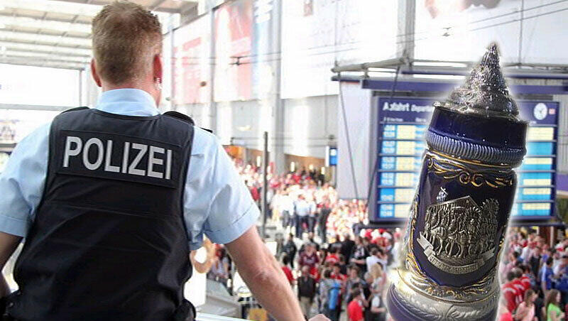 Einen besonders wertvollen Maßkrug hatte der Dieb am Hautpbahnhof ins Visier genommen. Einen besonders wertvollen Maßkrug hatte der Dieb am Hautpbahnhof ins Visier genommen.