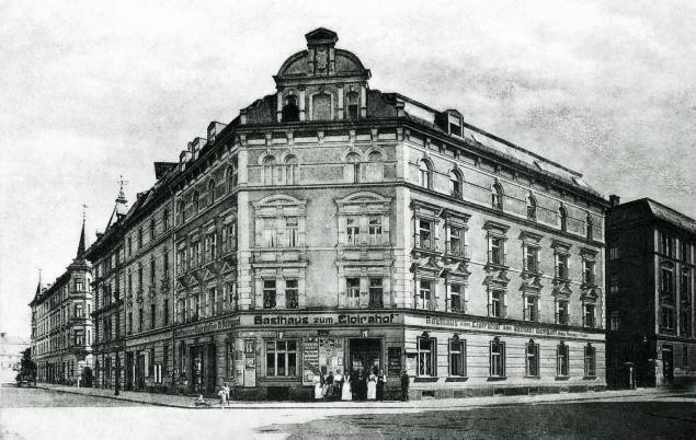 Das Gasthaus Elvirahof an der Klarastraße, heute das Gspusi & Klara. Das Gasthaus Elvirahof an der Klarastraße, heute das Gspusi & Klara.