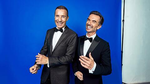 "Goldene Henne 2025": Kai Pflaume (l.) und Florian Silbereisen moderieren die Show. "Goldene Henne 2025": Kai Pflaume (l.) und Florian Silbereisen moderieren die Show.