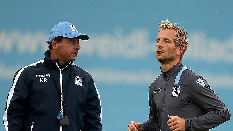 Kann im Optimalfall bald wieder auf seinen Kapitän bauen: 1860-Trainer Kosta Runjaic (l.) mit Stefan Aigner. Kann im Optimalfall bald wieder auf seinen Kapitän bauen: 1860-Trainer Kosta Runjaic (l.) mit Stefan Aigner.