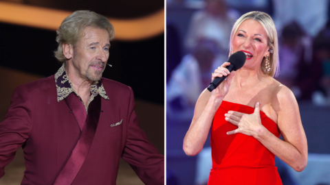 Thomas Gottschalk begrüßte Monika Gruber mit offenen Armen. Doch dann kam es zum Schockmoment. Thomas Gottschalk begrüßte Monika Gruber mit offenen Armen. Doch dann kam es zum Schockmoment.