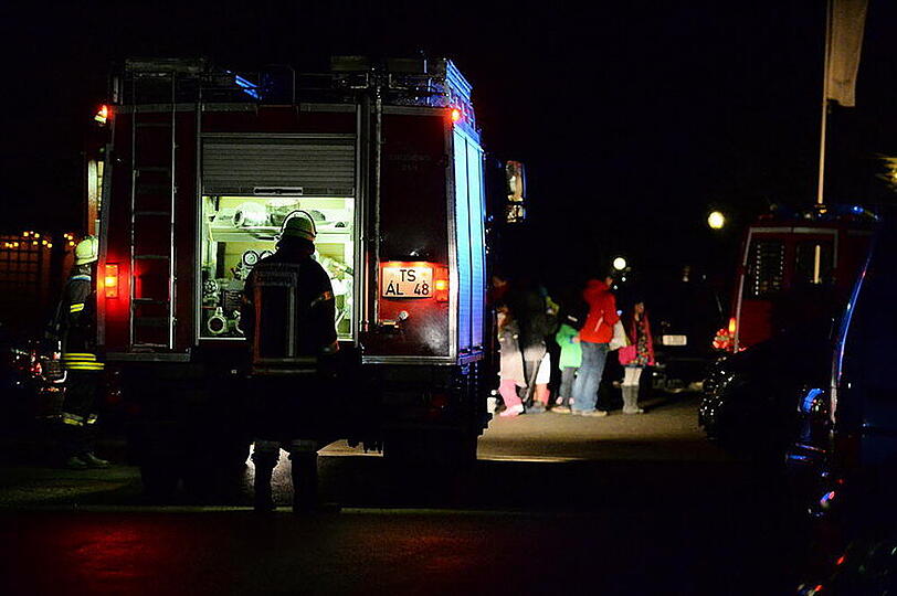 Feueralarm in der Alpenhof-Klinik - die Bilder vom Einsatz.
