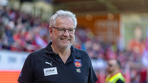 Vorstandsboss des 1. FC Heidenheim: Holger Sanwald. Vorstandsboss des 1. FC Heidenheim: Holger Sanwald.
