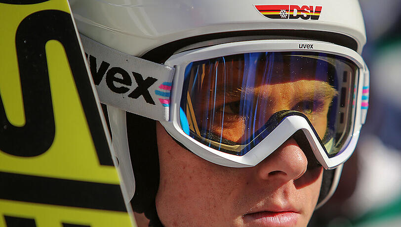 Markus Eisenbichler (Archivbild) feiert seinen ersten Podestplatz im Weltcup der Skispringer. Markus Eisenbichler (Archivbild) feiert seinen ersten Podestplatz im Weltcup der Skispringer.