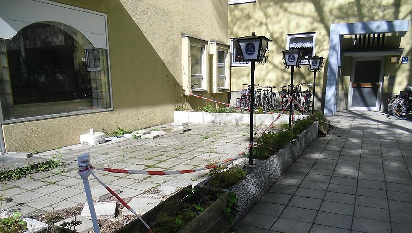 Der Außenbereich lädt nicht zum Bleiben ein. Der Außenbereich lädt nicht zum Bleiben ein.