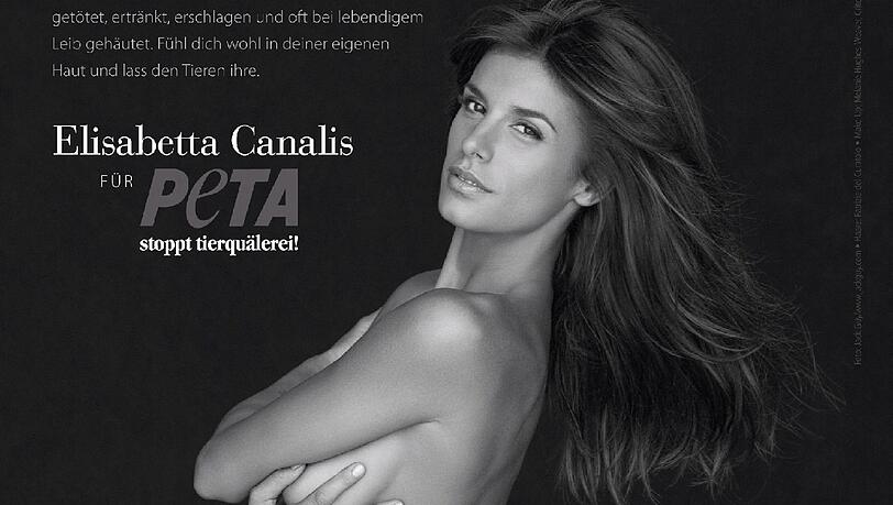 Bekleidet ist sie bereits aufsehenerregend. Und nackt erst! Das dürfte dem Erfolg der Peta-Kampagne "Lieber nackt als Pelz", für die Elisabetta Canalis sich entblößte, durchaus zuträglich sein. Bekleidet ist sie bereits aufsehenerregend. Und nackt erst! Das dürfte dem Erfolg der Peta-Kampagne "Lieber nackt als Pelz", für die Elisabetta Canalis sich entblößte, durchaus zuträglich sein.