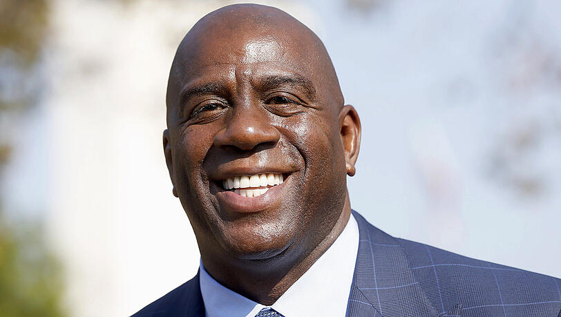 "Ich werde alles dafür tun, eine Kultur des Gewinnens auf und neben dem Court aufzubauen", sagte der einstige NBA-Held Magic Johnson. "Ich werde alles dafür tun, eine Kultur des Gewinnens auf und neben dem Court aufzubauen", sagte der einstige NBA-Held Magic Johnson.