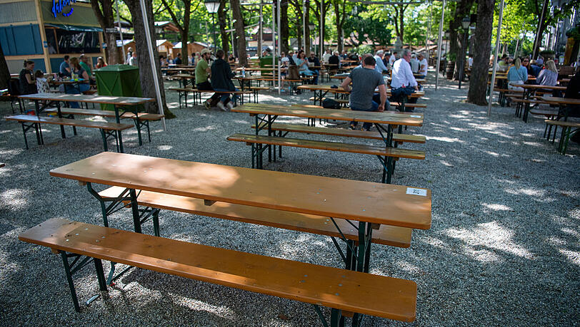 Bald dürfen die Biergärten in München wieder öffnen.