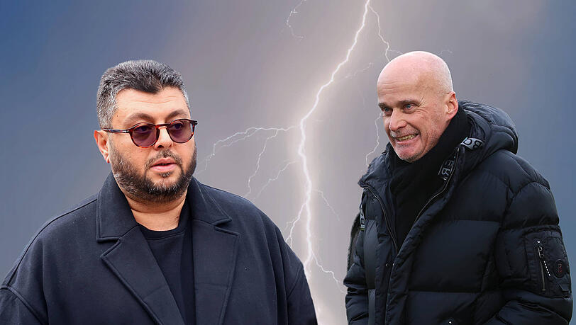 Auf Konfrontationskurs: 1860-Investor Hasan Ismaik (l.) und Löwen-Präsident Robert Reisinger. Auf Konfrontationskurs: 1860-Investor Hasan Ismaik (l.) und Löwen-Präsident Robert Reisinger.