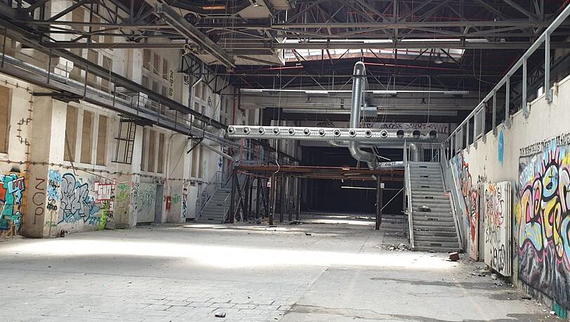 Die Jutierhalle in der Dachauer Straße: Hier fand am Samstag eine Privatparty statt. Die Jutierhalle in der Dachauer Straße: Hier fand am Samstag eine Privatparty statt.