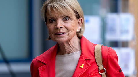 Uschi Glas bei der Vorstellung der Initiative "Nein! Kein Platz für Antisemitismus". Uschi Glas bei der Vorstellung der Initiative "Nein! Kein Platz für Antisemitismus".